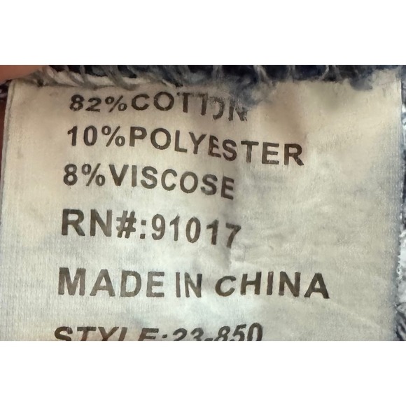 Solitaire Cottagecore Denim Maxi Shirt Dress Size XL Embroidered Eyelet Western - Picture 6 of 8